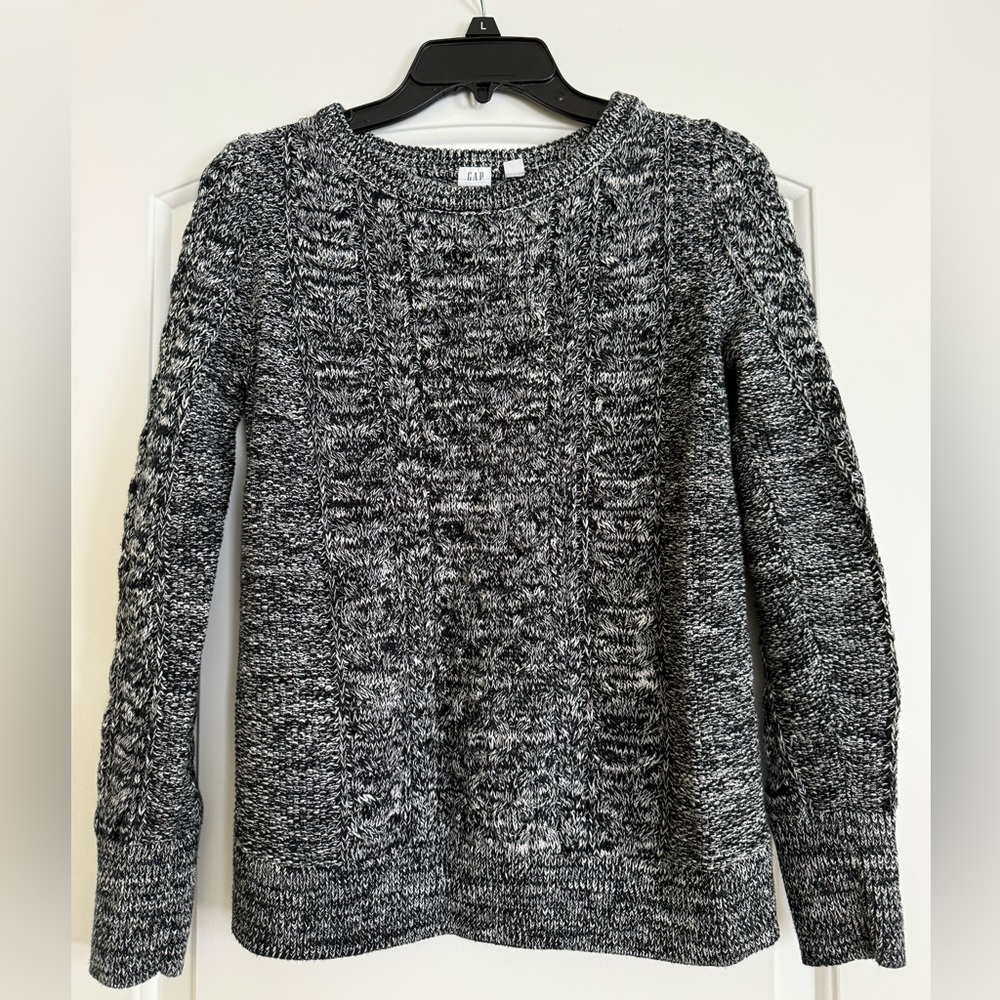 GAP Women's Charcoal Knit Sweater